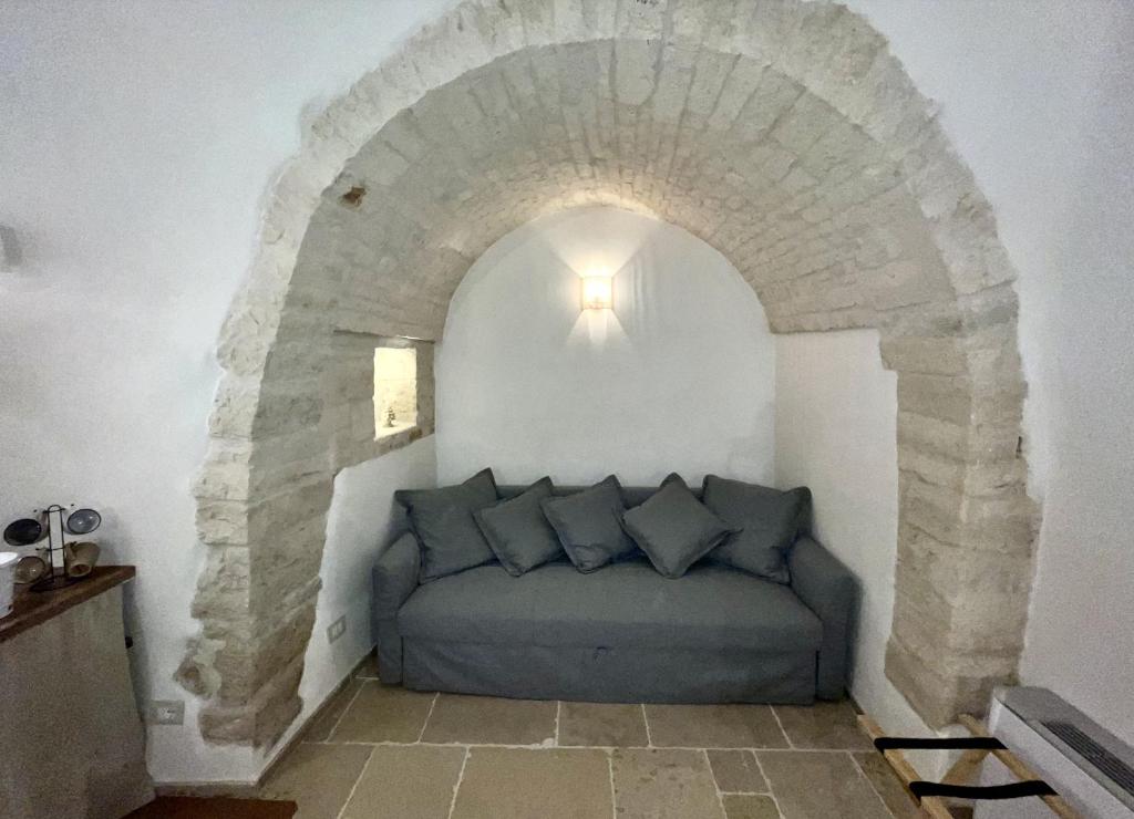 Istumisnurk majutusasutuses Antico Trullo Pasubio