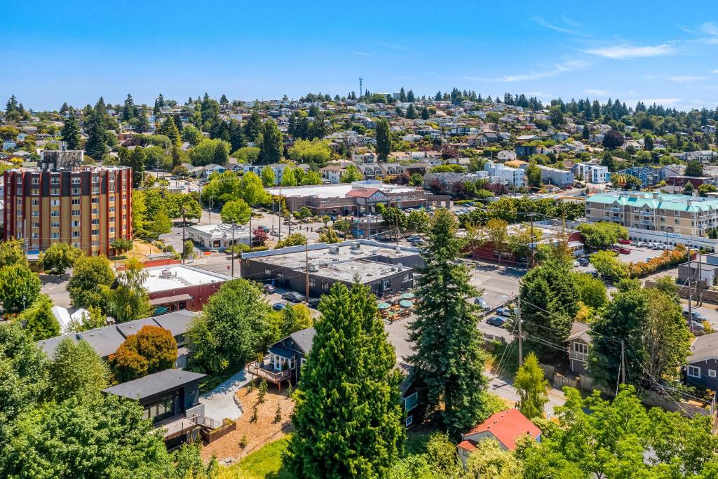 Nespecifikovaný výhled na destinaci Seattle nebo výhled na město při pohledu z hotelu