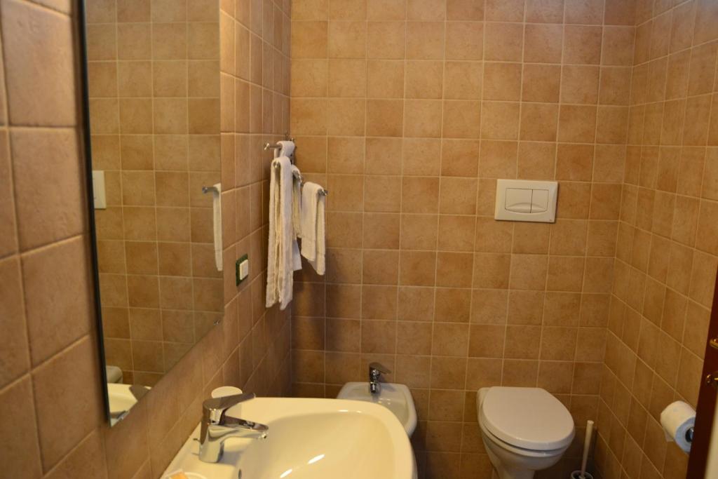 Koupelna v ubytování Villa Lorenza