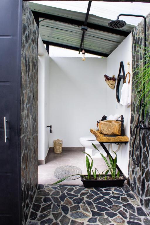 Zahrada ubytování Orange Glamping