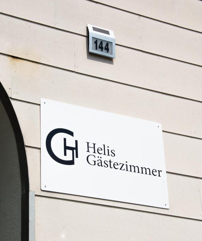 Certifikát, hodnocení, plakát nebo jiný dokument vystavený v ubytování Helis Gästezimmer