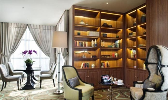Posezení v ubytování Ramada Plaza Tianlu Hotel