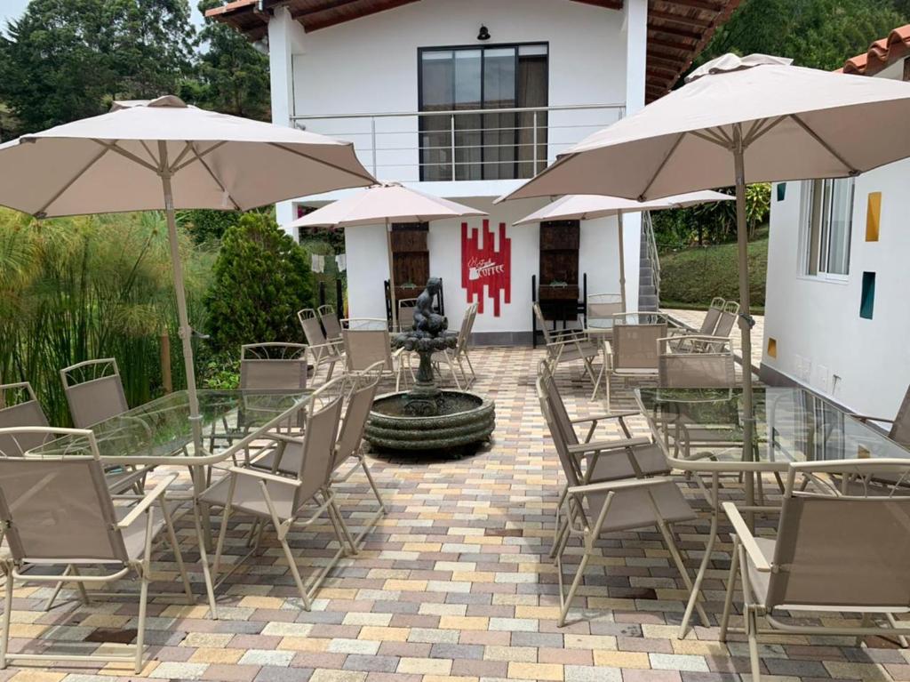 Patio nebo venkovní prostory v ubytování Jordan Hotel Boutique