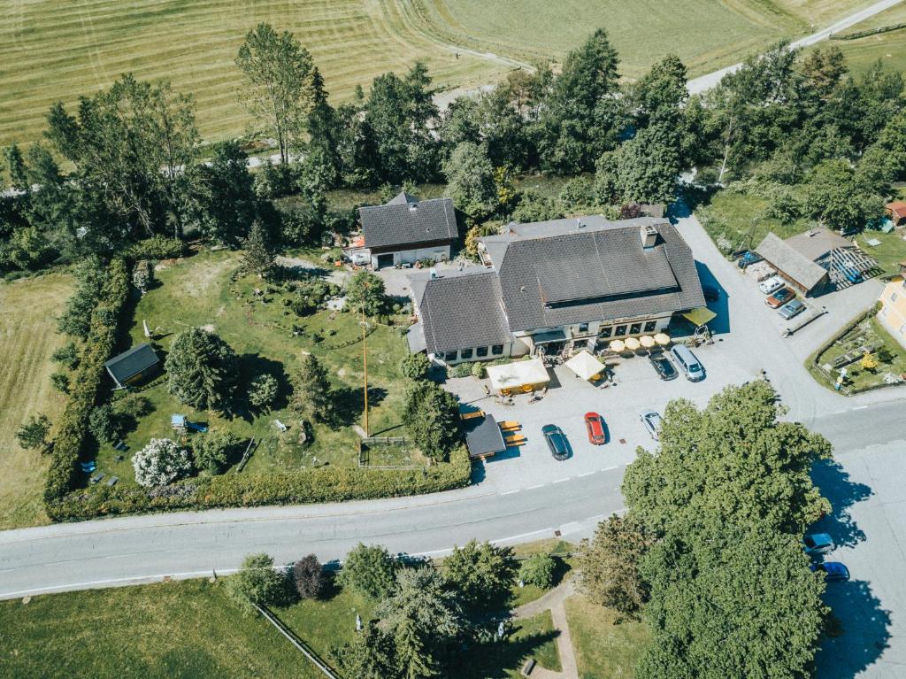 Letecký snímek ubytování Landgasthof Zum Hammerschmied