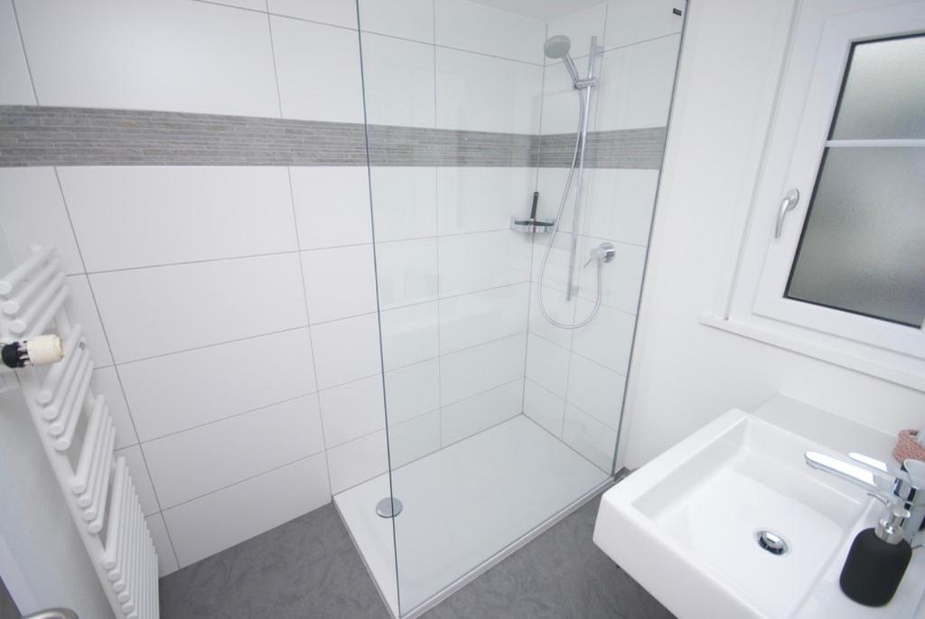 Koupelna v ubytování Chalet Alpenruh