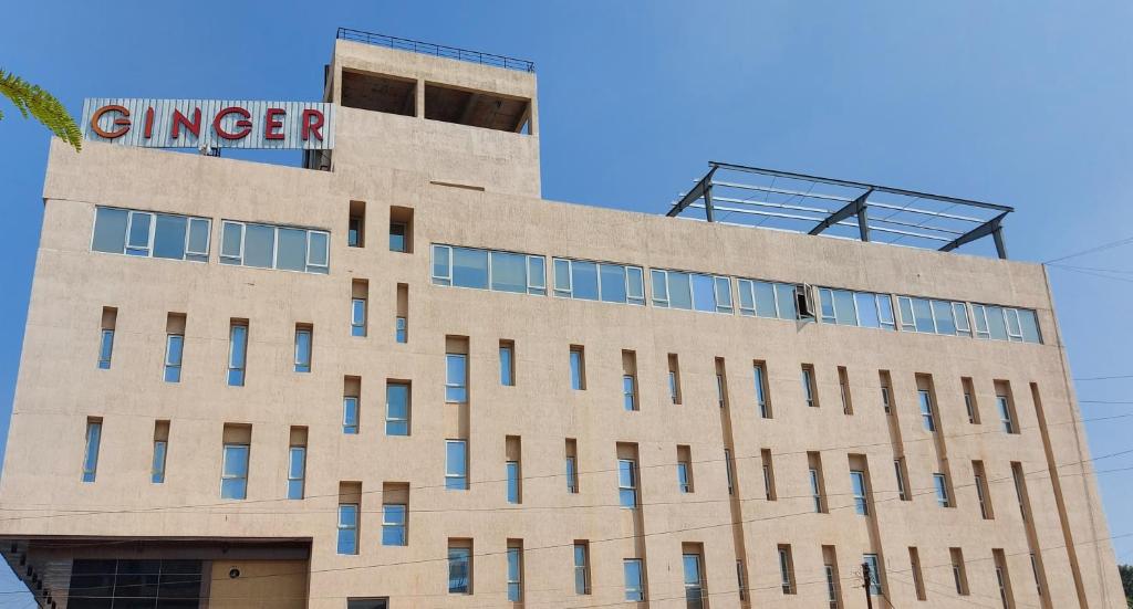 a building with a sign on top of it at Ginger Aurangabad in Aurangabad