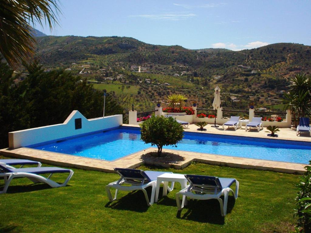 Bazén v ubytování Hotel Cortijo de Salia nebo v jeho okolí