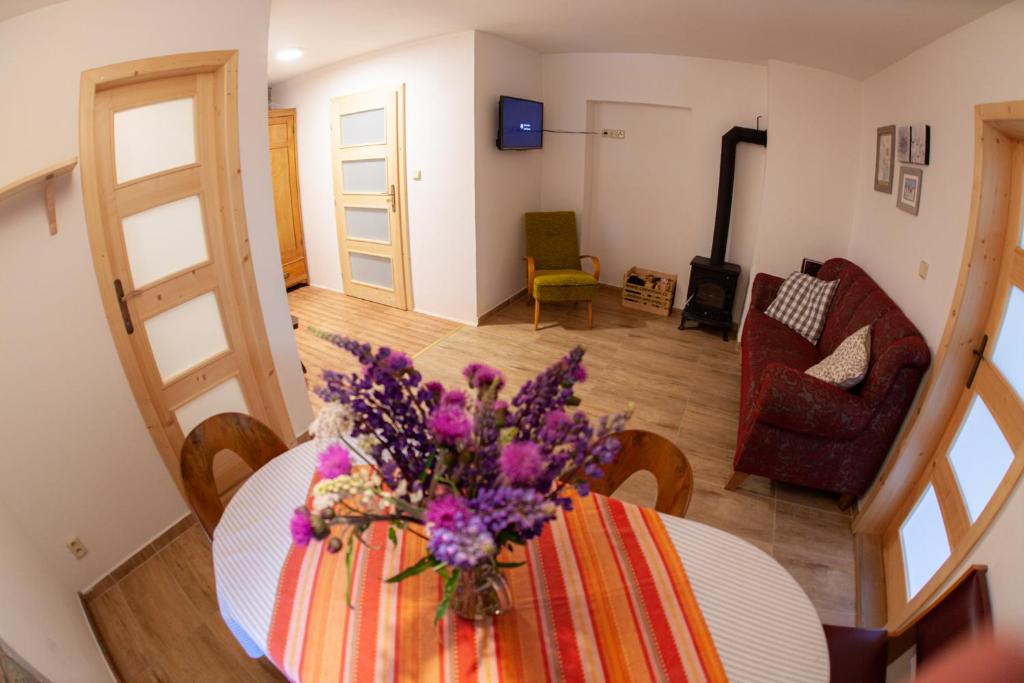 Posezení v ubytování Apartman Vejminek