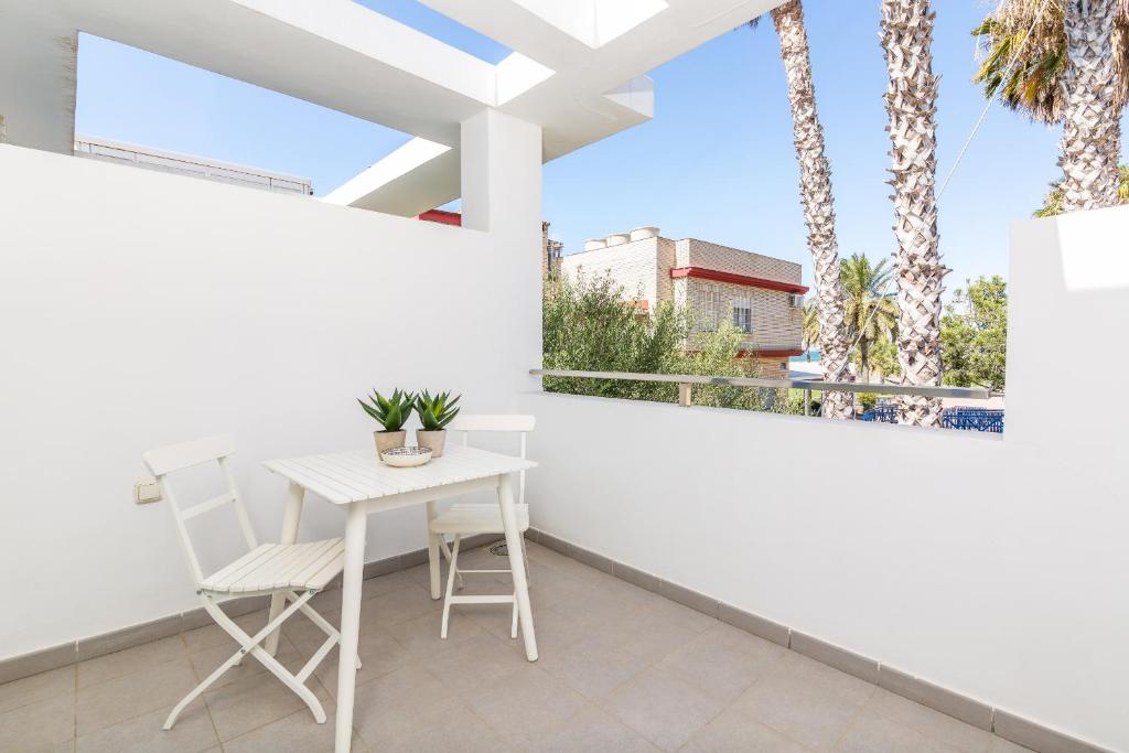 Balkon lub taras w obiekcie iloftmalaga Playa de Pedregalejo