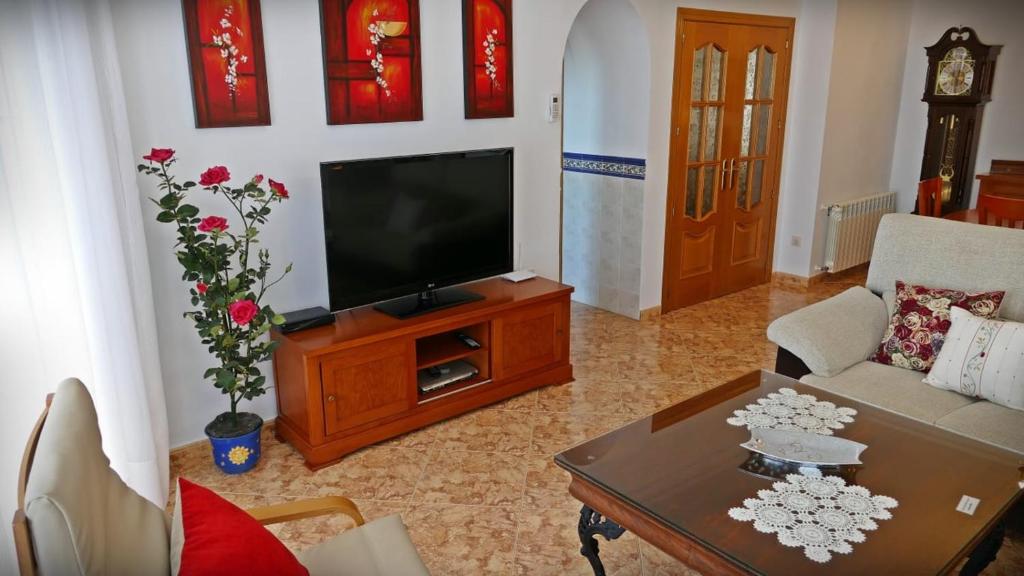A television and/or entertainment centre at Castillo de la Hazalara