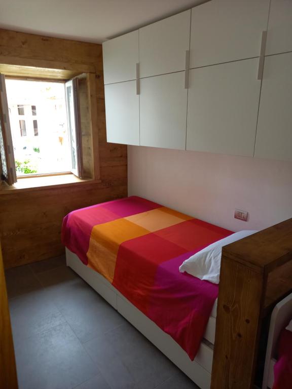 Postel nebo postele na pokoji v ubytování Appartamento in centro a Siror