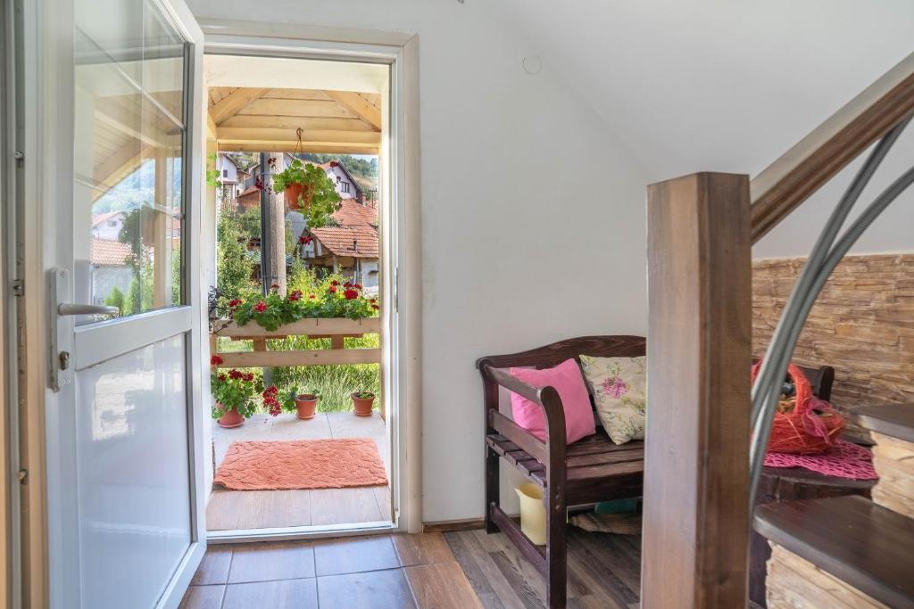 Zahrada ubytování Apartments Vidik
