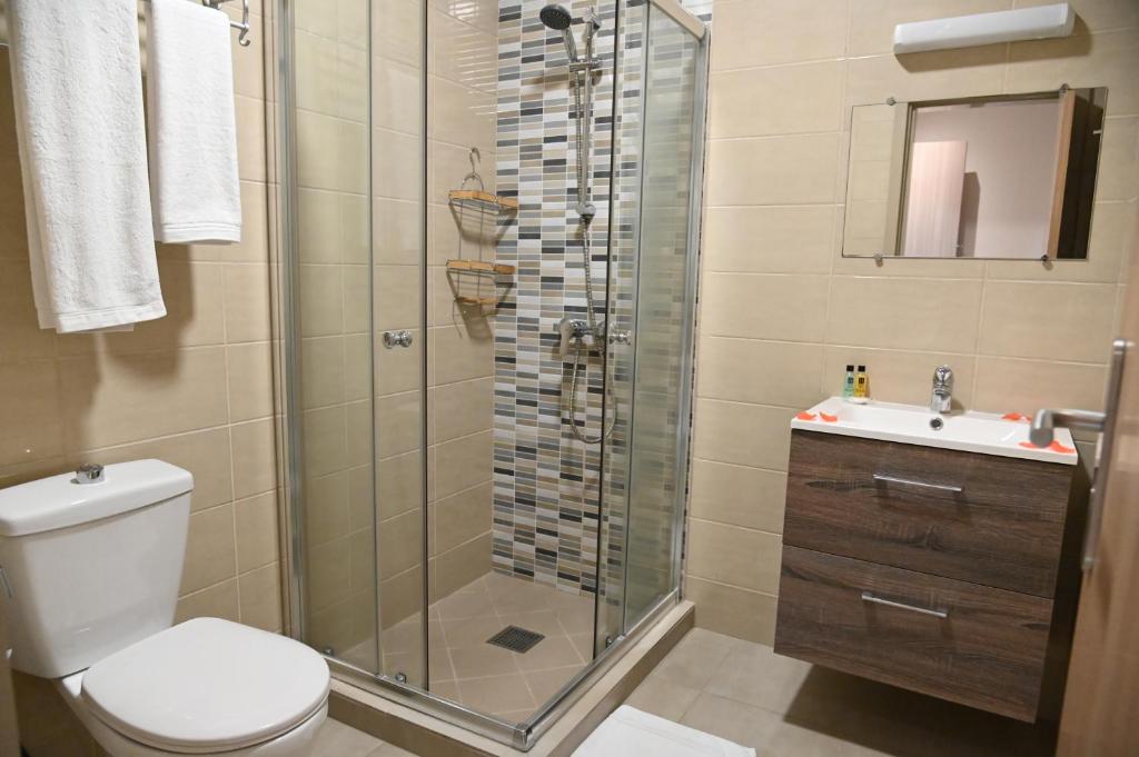 Koupelna v ubytování HOTEL ASTRAL