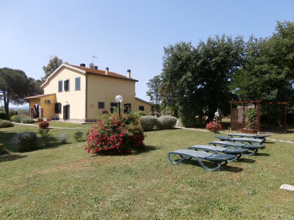 Zahrada ubytování Agriturismo Poggio Sassineri