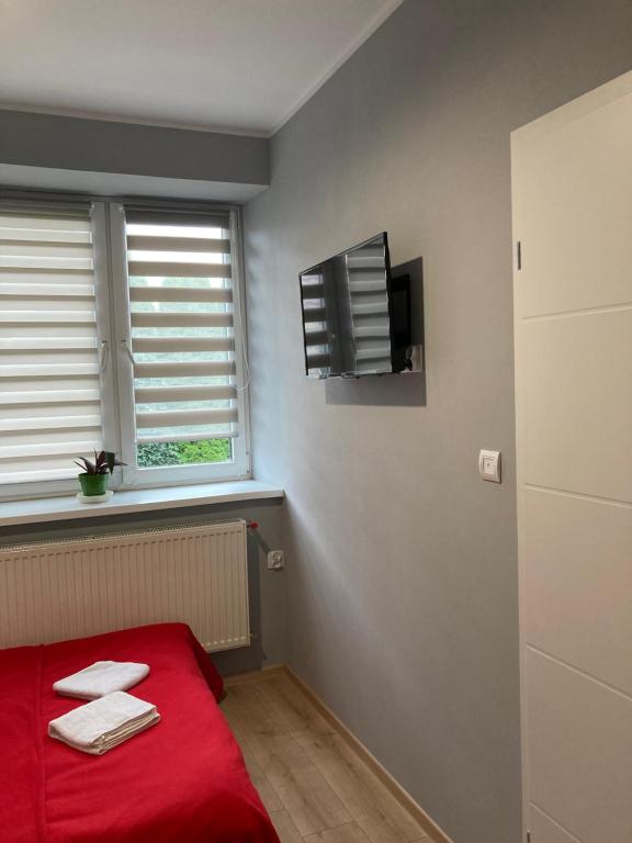 Postel nebo postele na pokoji v ubytování Hostel Karpacki Szymon Szczepan