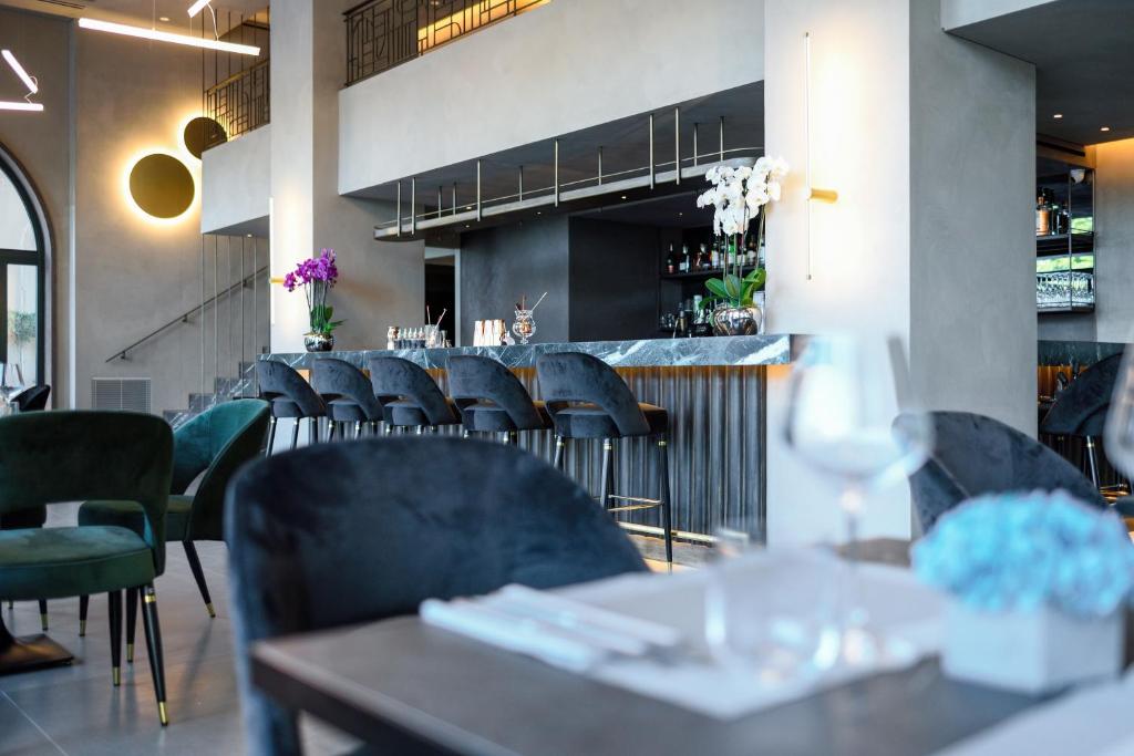 Istumisnurk majutusasutuses Arcadion Hotel