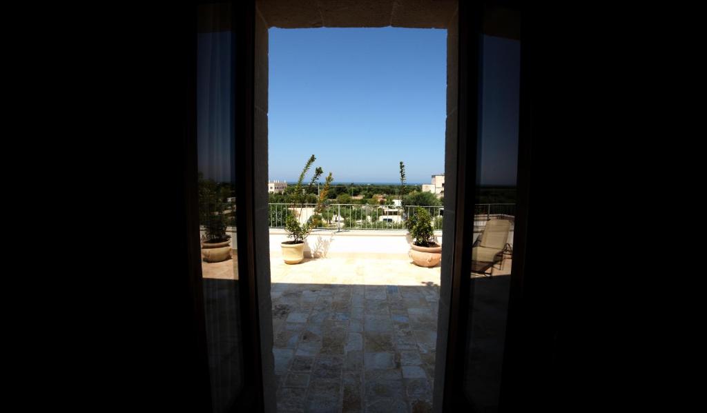 Balkon lub taras w obiekcie Casale del Murgese Country Resort