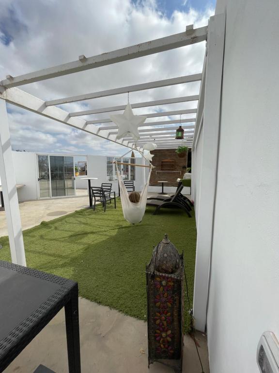 Patio nebo venkovní prostory v ubytování APARTAMETOS ELENA 11
