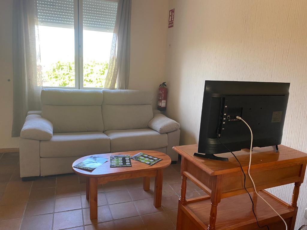 Telewizja i/lub zestaw kina domowego w obiekcie Sierra Norte