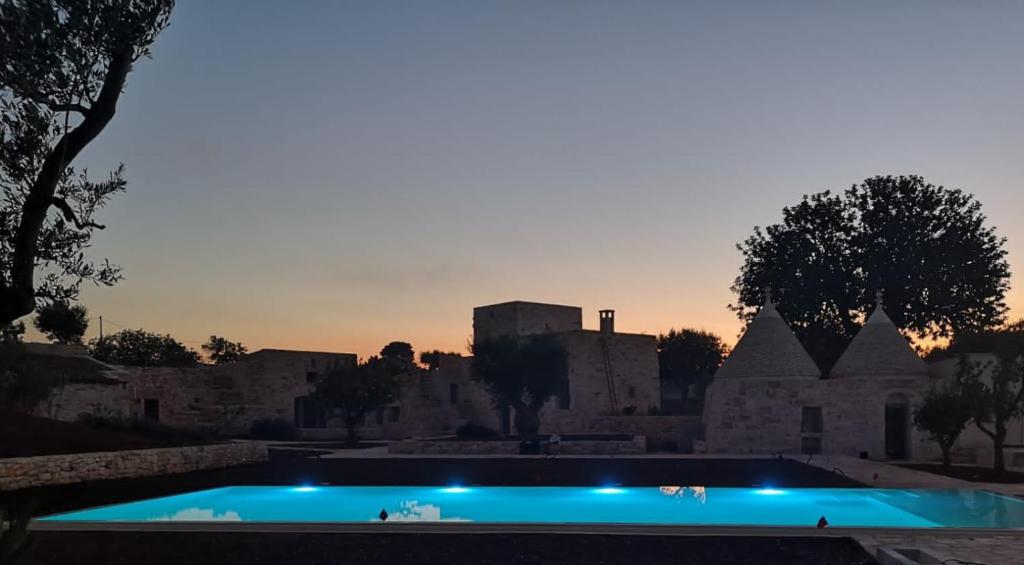 Bazén v ubytování Augusta Trulli Resort nebo v jeho okolí