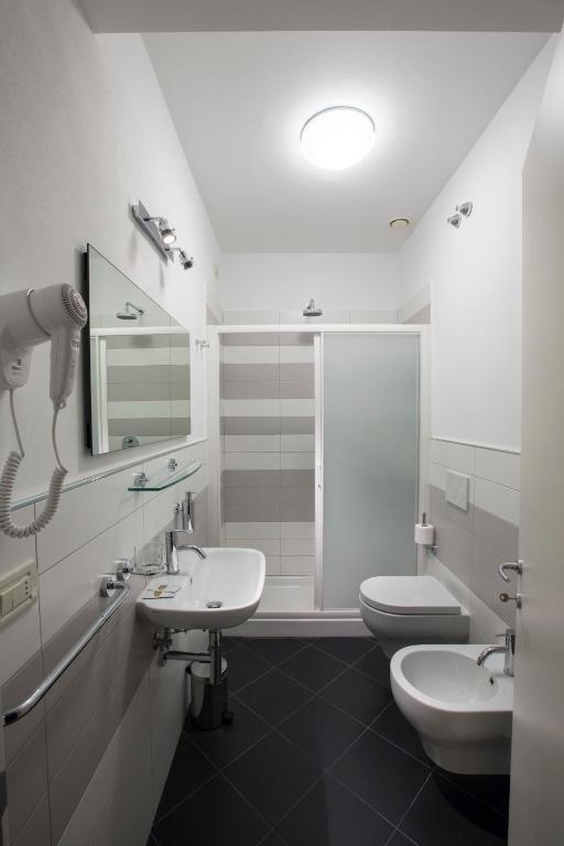 Koupelna v ubytování Hotel Alma Domus