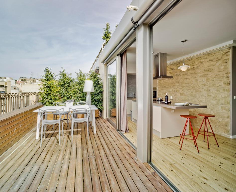 Balkón nebo terasa v ubytování Apartamentos Alfonso X