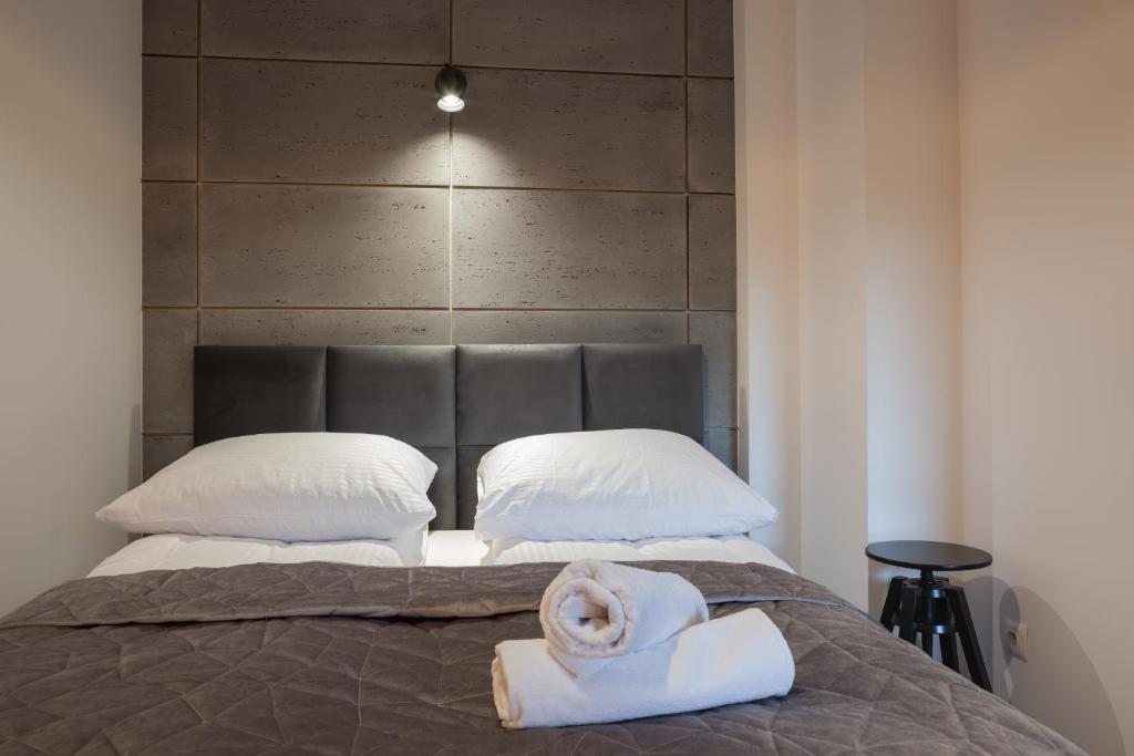 Posteľ alebo postele v izbe v ubytovaní Apartament City Center Modern Loft 6 - bezpłatny parking