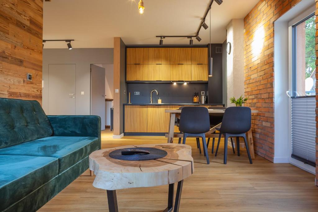 Kuchyňa alebo kuchynka v ubytovaní Apartament City Center Modern Loft 6 - bezpłatny parking