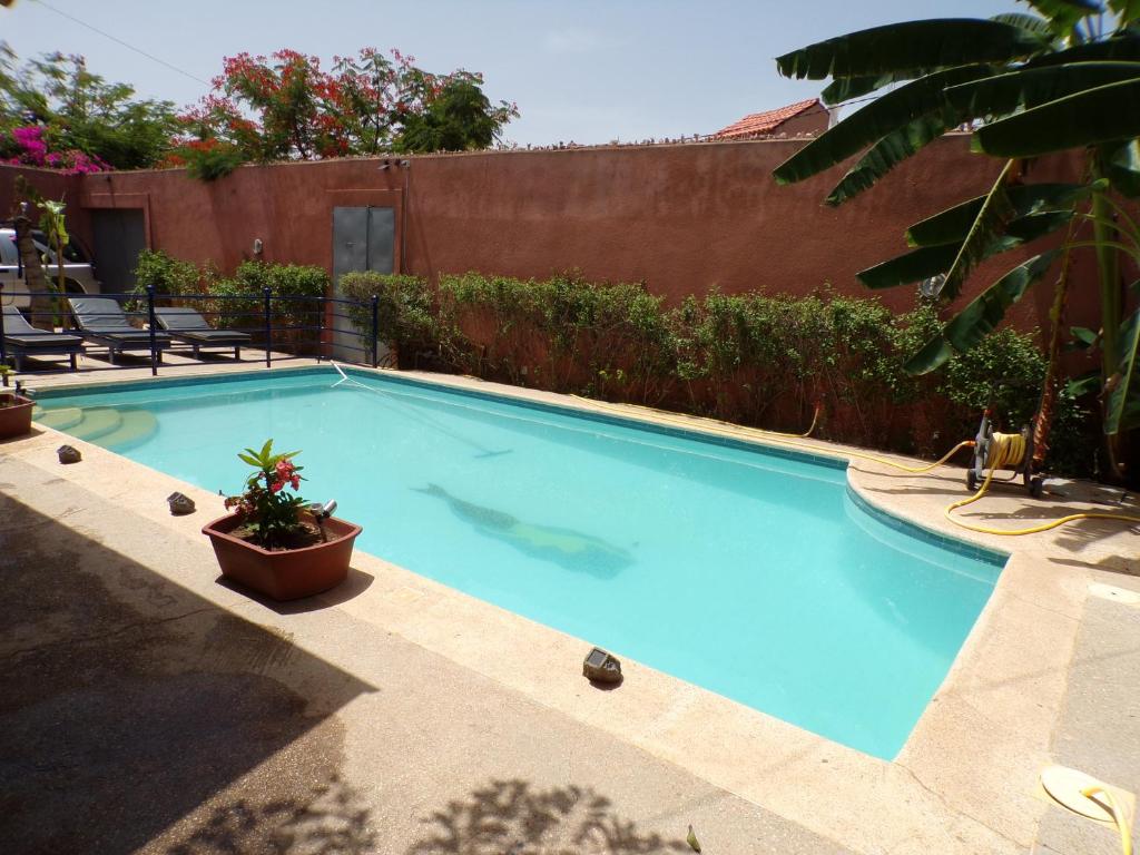 The swimming pool at or close to Keur Lily