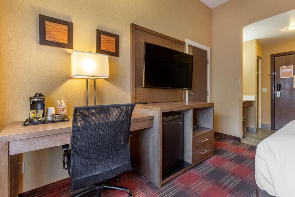 TV a/nebo společenská místnost v ubytování Comfort Inn Flagstaff Lucky Lane I-40