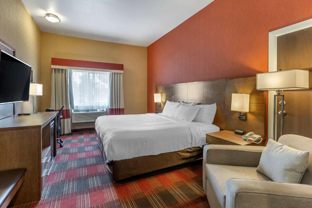 TV a/nebo společenská místnost v ubytování Comfort Inn Flagstaff Lucky Lane I-40