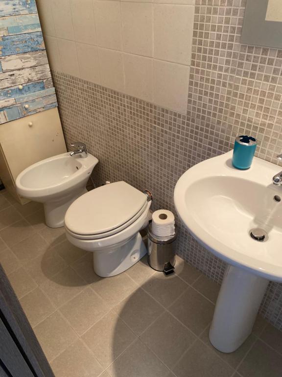 Kúpeľňa v ubytovaní Casa Raccuglia