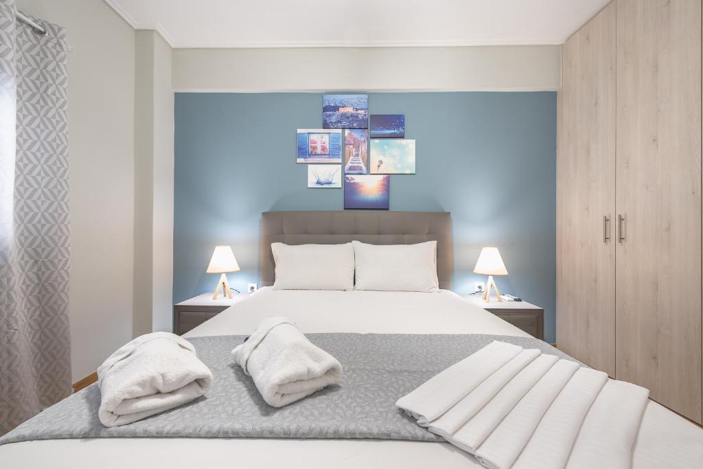 Posteľ alebo postele v izbe v ubytovaní Stylish Suite by CloudKeys