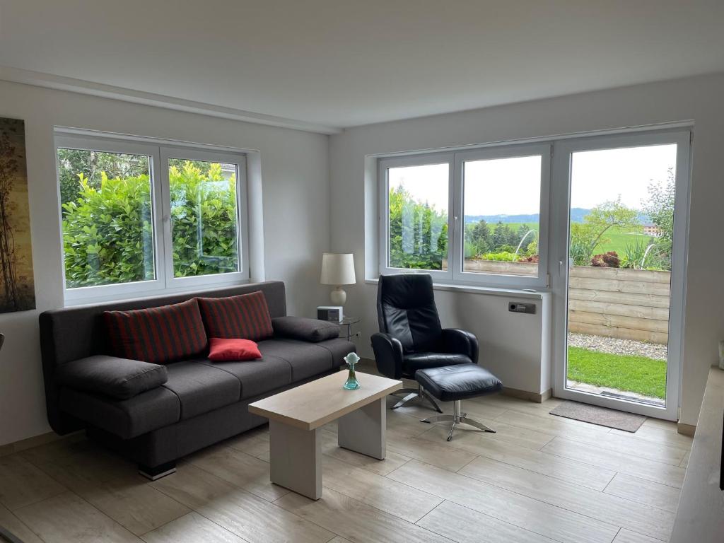 Posezení v ubytování Maly´s Ferienwohnung