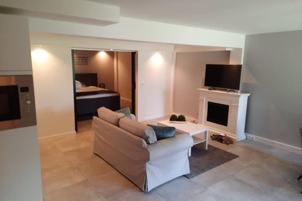 TV a/nebo společenská místnost v ubytování Have a nice stay! - Souterrain Edelweiss