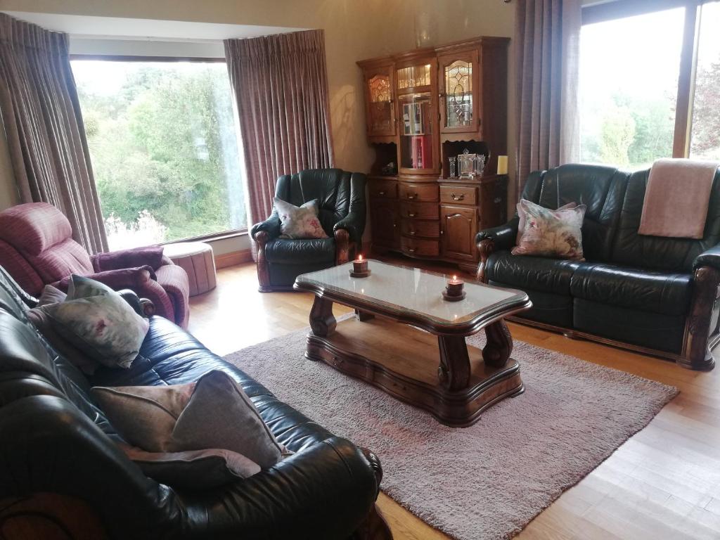 Posezení v ubytování O'Sheas Ceol Na Habhann B&B