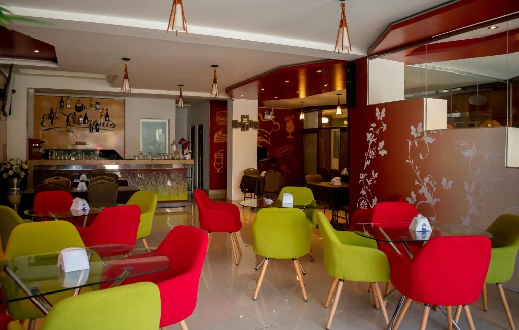 Posezení v ubytování Hotel Royal Inn