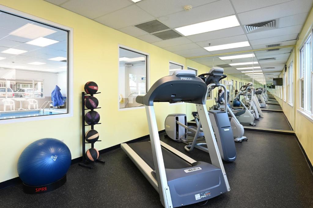 Fitness centrum a/nebo fitness zařízení v ubytování Rodeway Inn Poughkeepsie