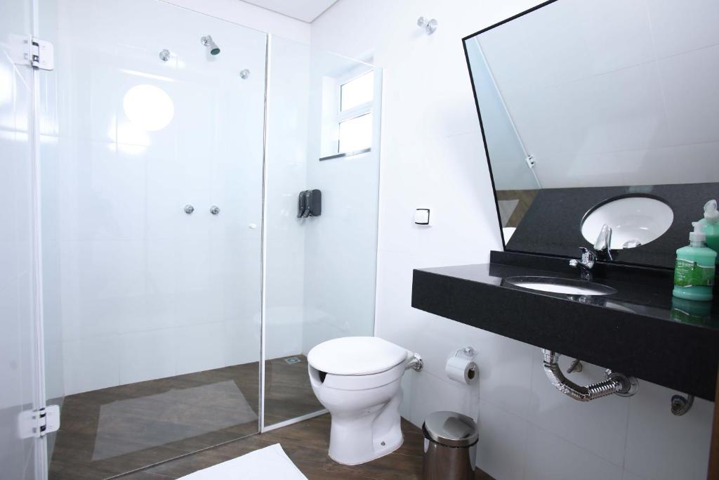 Koupelna v ubytování Hotel Pro Tork Confort