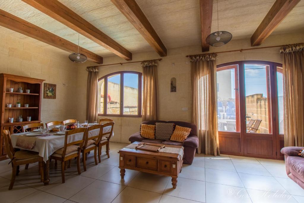 Posezení v ubytování Mandolina Casa