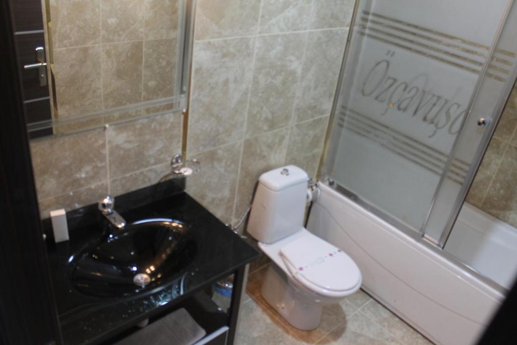 Koupelna v ubytování Oz Cavusoglu Hotel