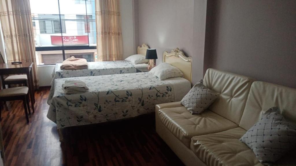 Кровать или кровати в номере Strenua - Las Quintanas