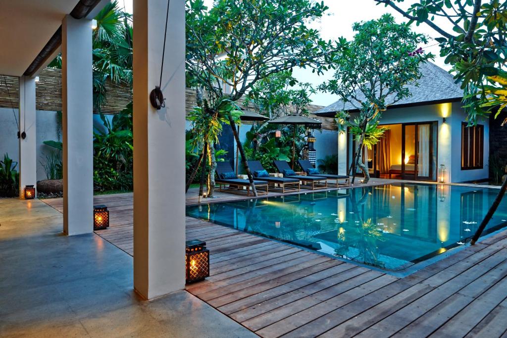 an image of a swimming pool at a villa at Villa Ziba in Seminyak