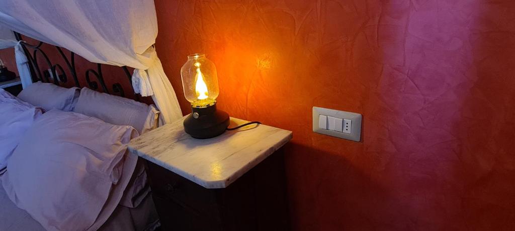 Postel nebo postele na pokoji v ubytování Il Nido del Cuculo