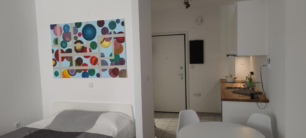 Posteľ alebo postele v izbe v ubytovaní Studio Ena