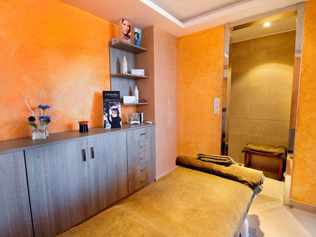 Postel nebo postele na pokoji v ubytování Hotel Servigroup Galua