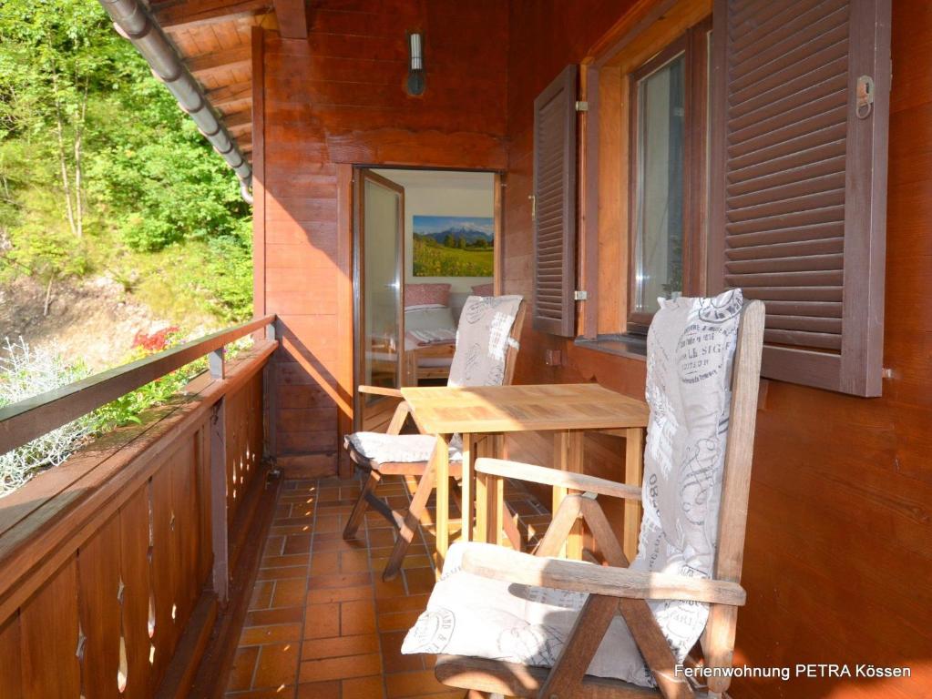 Balkón alebo terasa v ubytovaní Appartement Petra