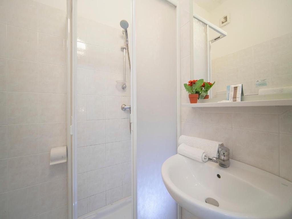 Koupelna v ubytování Hotel Gemini