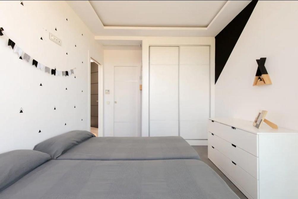 Postel nebo postele na pokoji v ubytování Luxury Villa in Frigiliana - Villa Maui