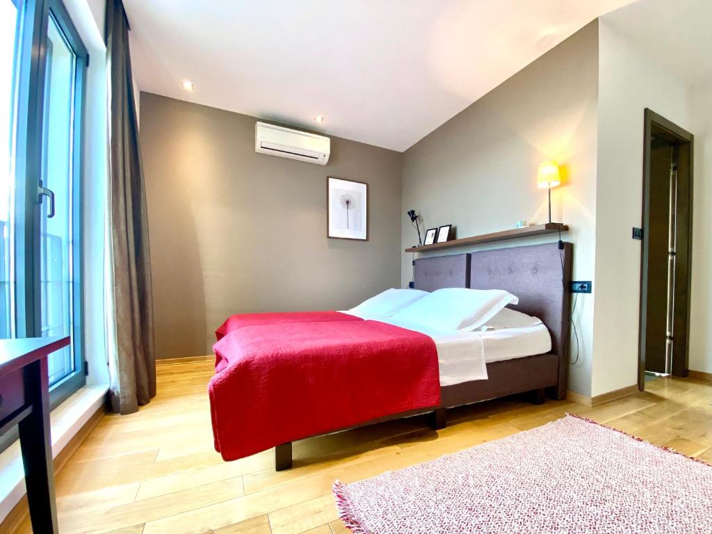 Posteľ alebo postele v izbe v ubytovaní Villa FORTE-Exclusive location with fantastic seaview & infinity pool - up to 8 Pax